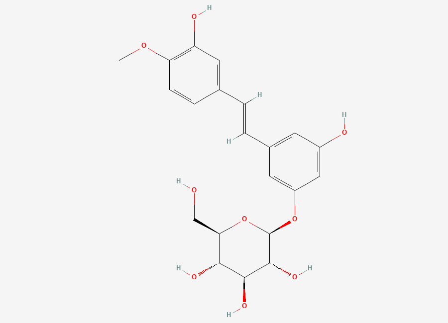 Two-dimensional chemical structure of Rhaponticin