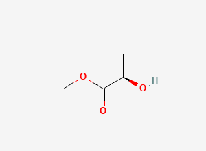 Two-dimensional chemical structure of (+)-Methyl lactate
