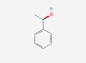 Two-dimensional chemical structure of 1-Phenylethanol, (R)-