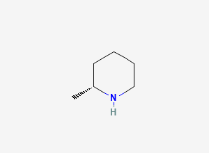 Two-dimensional chemical structure of (R)-2-Methylpiperidine