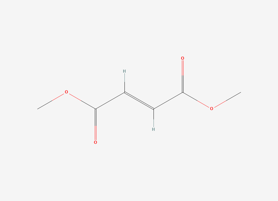 Two-dimensional chemical structure of Dimethyl Fumarate, CAS 624-49-7