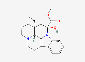 Two-dimensional chemical structure of Epivincamine