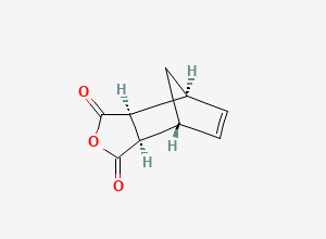 Two-dimensional chemical structure of cis-Norbornene-exo-2,3-dicarboxylic Anhydride, CAS 2746-19-2