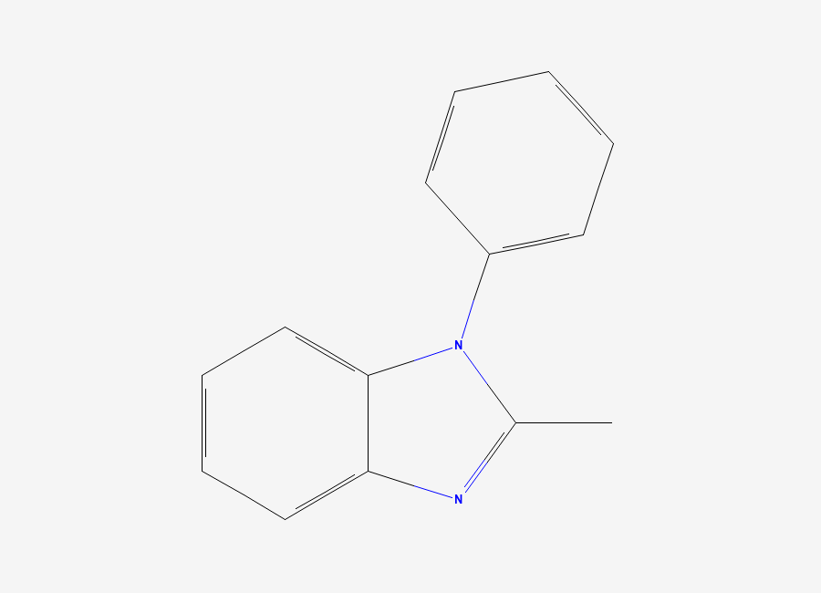 Two-dimensional chemical structure of 1-Phenylbenzimidazole deriv. 51