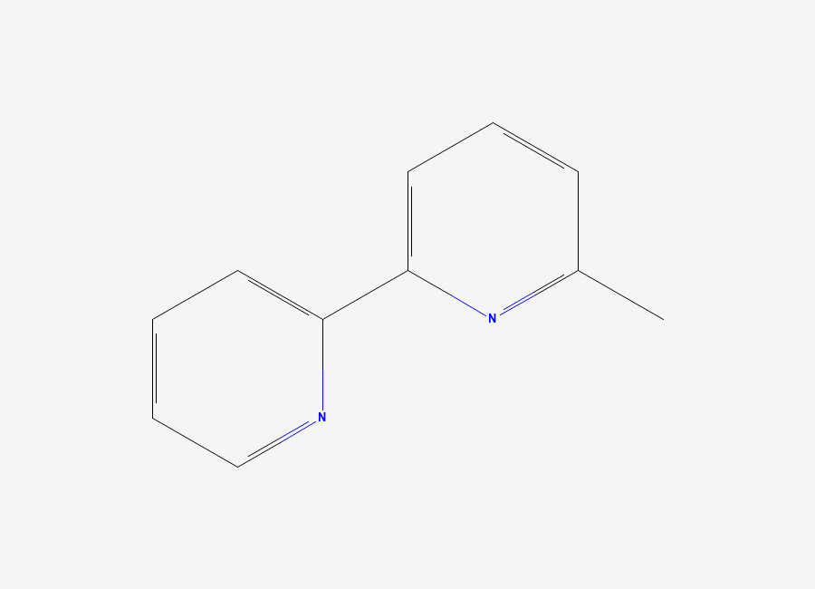 Two-dimensional chemical structure of 6-Methyl-2,2'-bipyridine