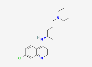 Two-dimensional chemical structure of Chloroquine, CAS 58175-86-3