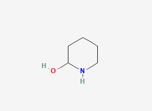 Two-dimensional chemical structure of 2-Piperidinol