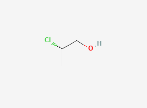 Two-dimensional chemical structure of (S)-(+)-2-Chloro-1-propanol