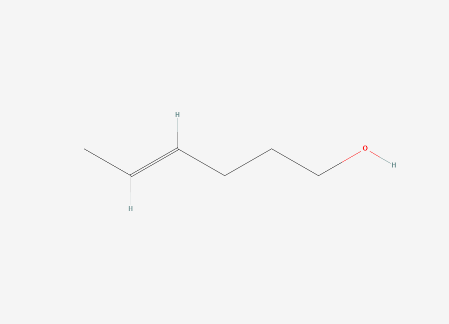 Two-dimensional chemical structure of (E)-4-Hexen-1-ol