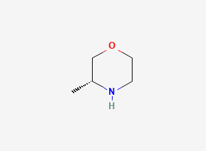 Two-dimensional chemical structure of (R)-3-Methylmorpholine