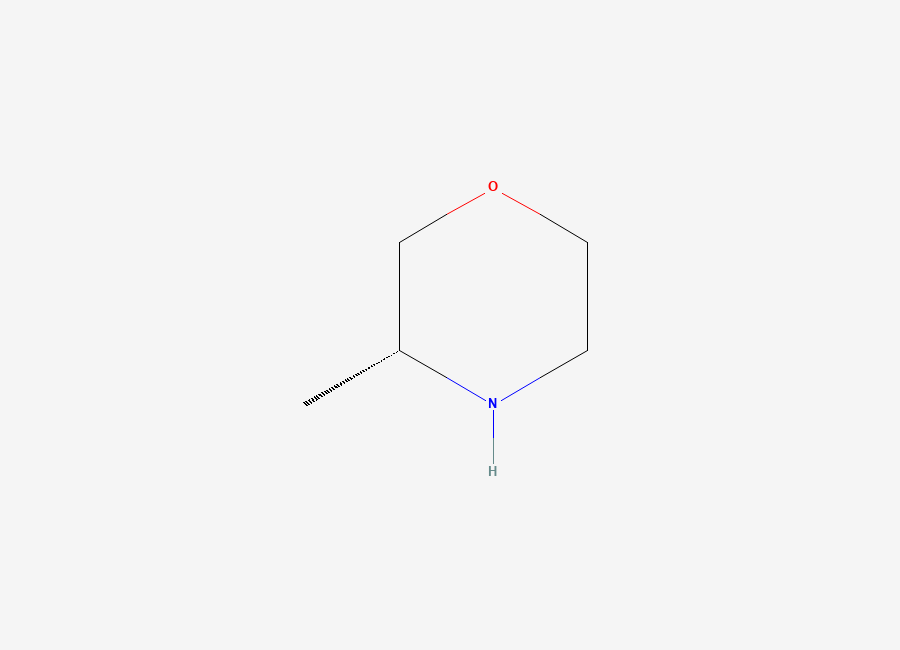 Two-dimensional chemical structure of (R)-3-Methylmorpholine