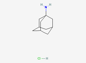 Two-dimensional chemical structure of 1-Adamantanamine Hydrochloride / Amantadine HCl, CAS 665-66-7