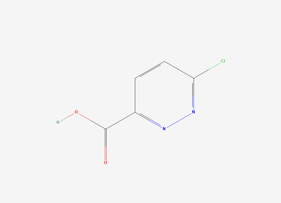 Two-dimensional chemical structure of 6-chloropyridazine-3-carboxylic Acid
