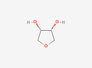 Two-dimensional chemical structure of 1,4-Anhydroerythritol