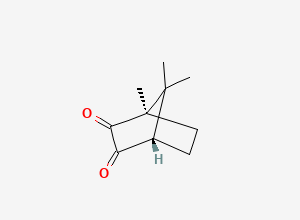 Two-dimensional chemical structure of Camphoroquinone