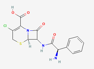 Two-dimensional chemical structure of Cefaclor Impurity 87