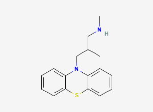Two-dimensional chemical structure of Alimemazine Hemitartrate EP Impurity B, CAS 22732-04-3