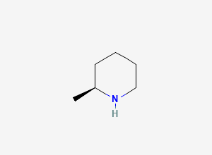 Two-dimensional chemical structure of (S)-(+)-2-Methylpiperidine