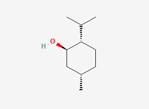 Two-dimensional chemical structure of (-)-Isomenthol, CAS 20752-33-4
