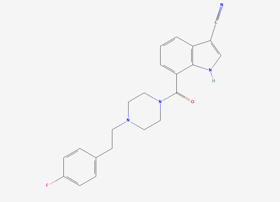 Two-dimensional chemical structure of Pruvanserin