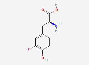 Two-dimensional chemical structure of 3-Fluoro-L-tyrosine