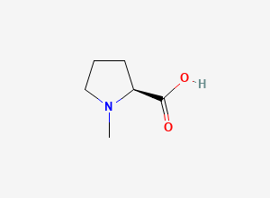 Two-dimensional chemical structure of N-Methyl-L-proline