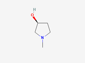 Two-dimensional chemical structure of 1-Methyl-3-pyrrolidinol, (+)-