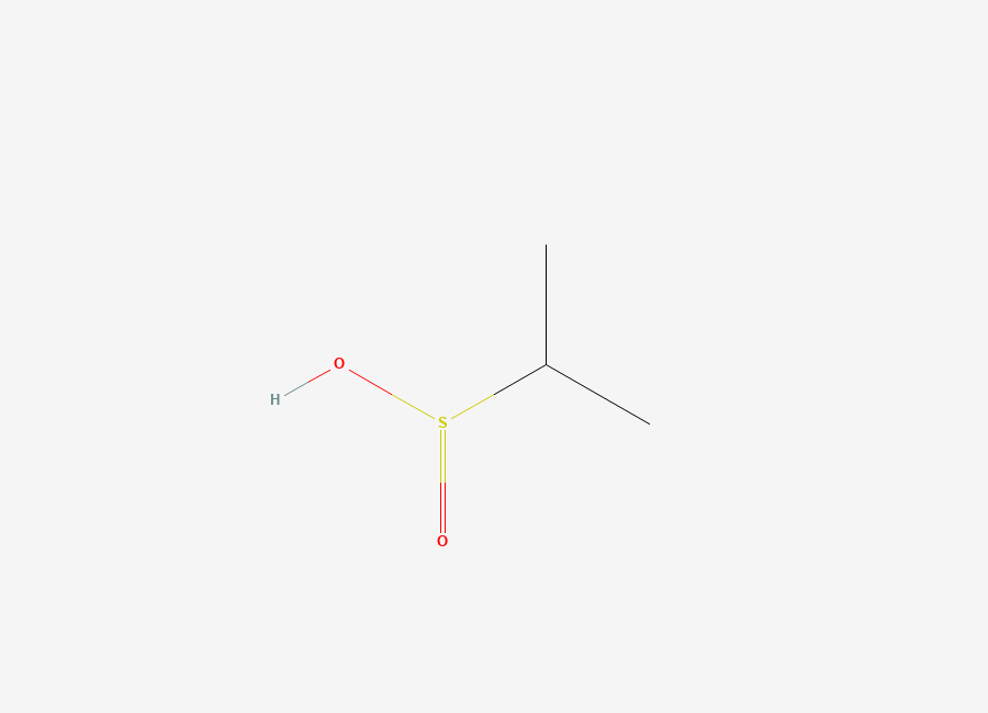 Two-dimensional chemical structure of 2-Propanesulfinic acid