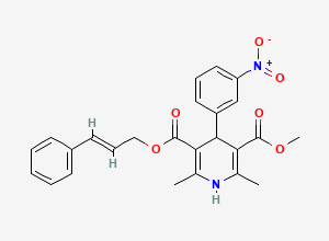 Two-dimensional chemical structure of Pranidipine