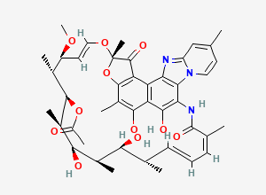 Two-dimensional chemical structure of Rifaximin