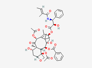 Two-dimensional chemical structure of Cephalomannine, CAS 71610-00-9