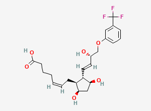 Two-dimensional chemical structure of Travoprost Impurity 36