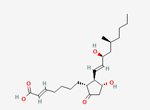 Two-dimensional chemical structure of Limaprost