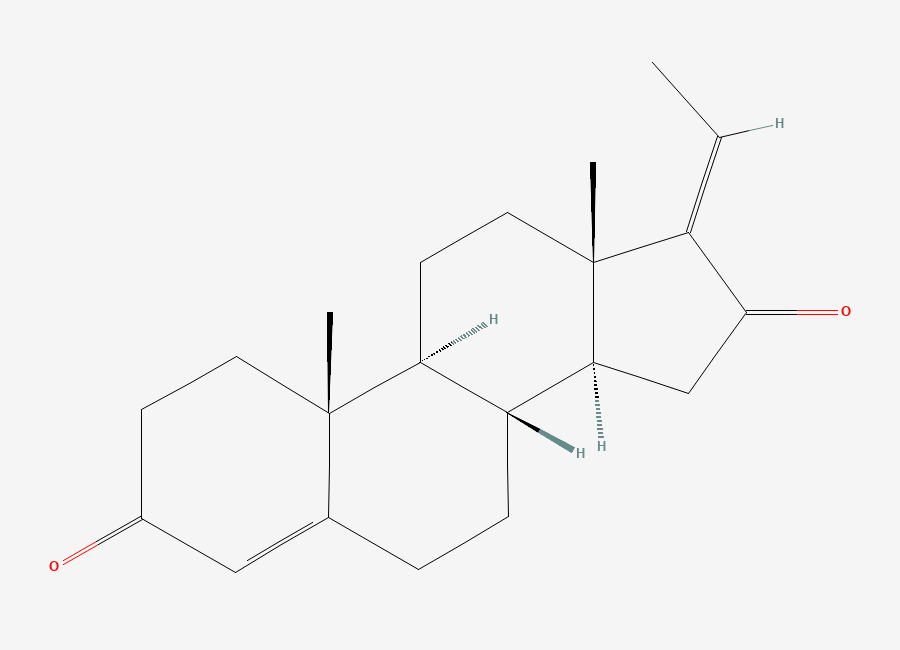 Two-dimensional chemical structure of E-Guggulsterone