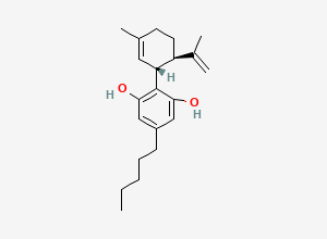 Two-dimensional chemical structure of Cannabidiol
