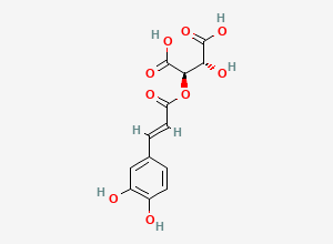 Two-dimensional chemical structure of Caftaric Acid