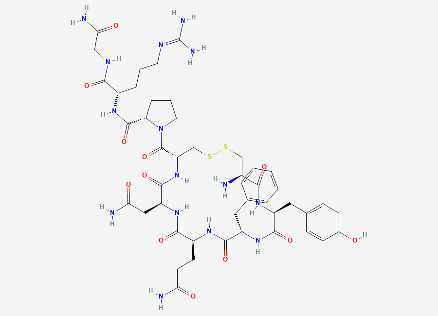 Two-dimensional chemical structure of Argipressin