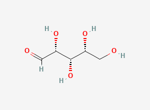 Two-dimensional chemical structure of aldehydo-D-Xylose
