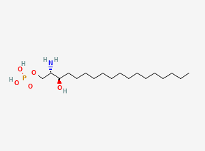 Two-dimensional chemical structure of Sphinganine 1-phosphate