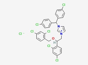 Two-dimensional chemical structure of Calmidazolium Chloride