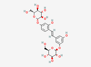Two-dimensional chemical structure of Mulberroside A