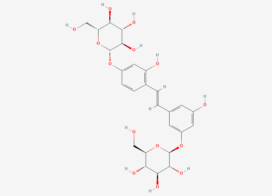 Two-dimensional chemical structure of Mulberroside A