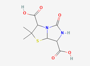 Two-dimensional chemical structure of 8-Hydroxypenillic acid