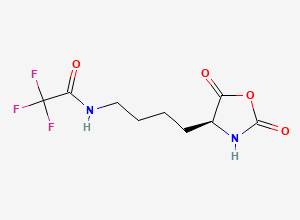 Two-dimensional chemical structure of N-Trifluoroacetyl-L-lysine N-carboxyanhydride