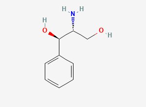 Two-dimensional chemical structure of [R(R*,R*)]-2-amino-1-phenylpropane-1,3-diol