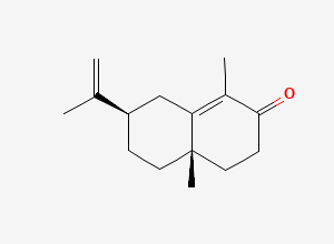 Two-dimensional chemical structure of (+)-alpha-Cyperone