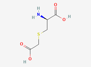 Two-dimensional chemical structure of S-(Carboxymethyl)-D-cysteine