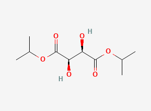 Two-dimensional chemical structure of Diisopropyl tartrate