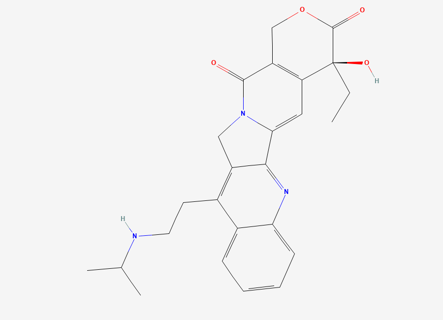 Two-dimensional chemical structure of Belotecan