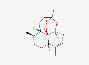 Two-dimensional chemical structure of Anhydrodehydroartemisinin